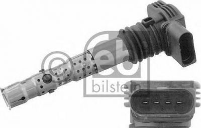 FEBI Катушка зажигания VAG A3/A4/A6/AllRoad/TT/Octavia/Golf IV/Bora/Passat1.8T 02/97-> 06A905115 (ZSE034, 27470)