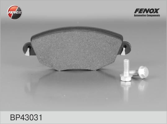 FENOX Колодки передние FORD Mondeo III 00-07 (BP43031)