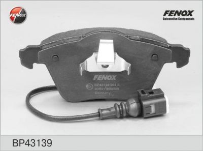 FENOX Колодки тормозные дисковые передние AUDI A3 03- ; SEAT Leon / SKODA Superb / VW EOS, Golf V, VW Passat (3C2), Passat Variant (3C5), Passat CC (BP43139)