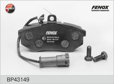FENOX Колодки передние AD 80 87-94 A4 1.6,TDI / CHERY TIGGO /WK+ (BP43149)