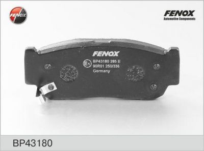 FENOX Колодки тормозные дисковые задние (BP43180)