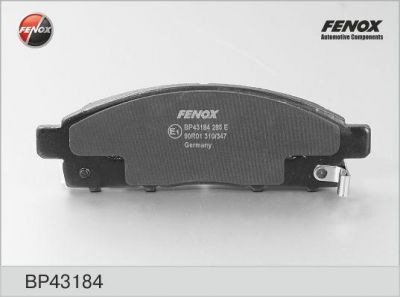 FENOX Колодки передние MITSUBISHI L200 2006-> (BP43184)