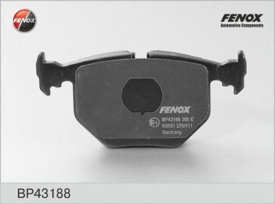 FENOX Колодки тормозные дисковые задние (E46, E39, E38, E83, E83N, E53) (BP43188)