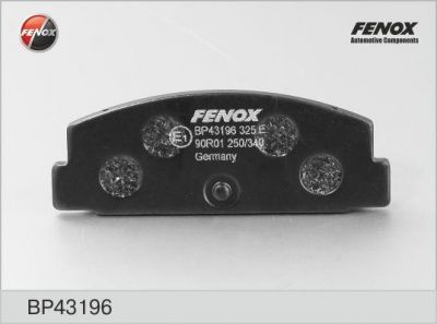 FENOX Колодки тормозные дисковые задние MAZDA 6, 323 C/F/S, 626 III-V, Premacy I (BP43196)