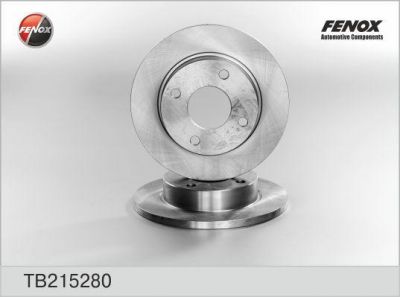 FENOX Диск тормозной передний FORD Fiesta, Ka / MAZDA 121 (к-кт 2 шт., цена за 1 шт.) (TB215280)