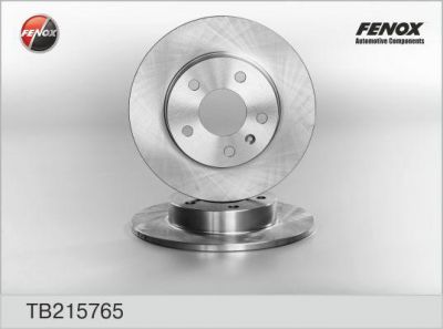 FENOX Диск тормозной задний OPEL Astra, Corsa C 03-06, Meriva, Zafira (к-кт 2 шт., цена за 1 шт.) (TB215765)