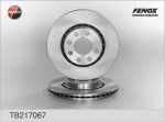 FENOX Диск тормозной передний OPEL Astra F 92-98, Corsa B (к-кт 2 шт., цена за 1 шт.) (TB217067)