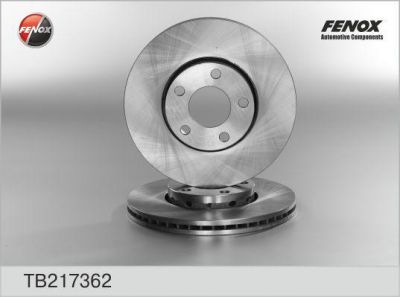 FENOX Диск тормозной AUDI 100, A4 95-07, A6 94-05 / SKODA Superb 02-08 / VW Passat 97-00 (к-кт 2 шт., цена за 1 шт.) (TB217362)