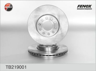 Fenox TB219001 тормозной диск на AUDI A3 (8P1)