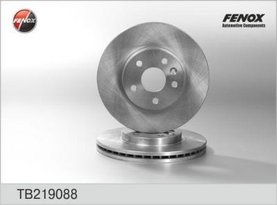 FENOX Диск тормозной передний CHEVROLET Aveo (T300), Cruze / OPEL Astra J (к-кт 2 шт., цена за 1 шт.) (TB219088)