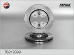 FENOX Диск тормозной передний KIA Spectra (ИжАвто) (к-кт 2 шт., цена за 1 шт.) (TB219099)