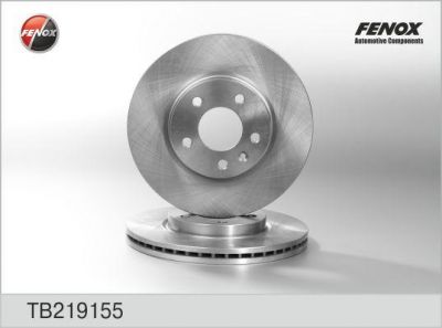 FENOX Диск тормозной передний CHEVROLET Cruze 09 -> / OPEL Astra J 09 ->, Zafira C (к-кт 2 шт., цена за 1 шт.) (TB219155)