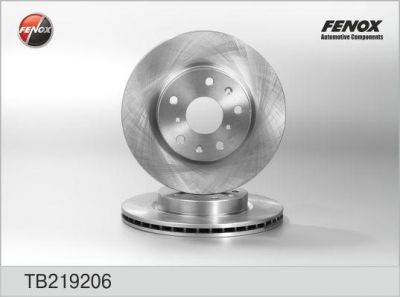 FENOX Диск тормозной передний SUZUKI SX4 (к-кт 2 шт., цена за 1 шт.) (TB219206)