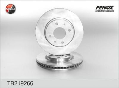 FENOX Диск тормозной передний вентилируемый Lancer 03 ->, Galant 96-04 MITSUBISHI (к-кт 2 шт., цена за 1 шт.) (TB219266)
