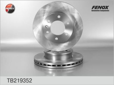 FENOX Диск тормозной передний вентилируемый (к-кт 2 шт., цена за 1 шт.) (TB219352)