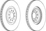 Ferodo DDF1118 тормозной диск на VW GOLF IV (1J1)