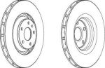 Ferodo DDF1847C тормозной диск на AUDI TT (8J3)