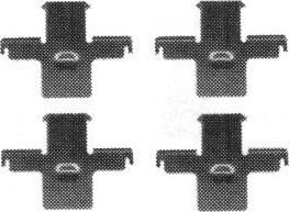 Ferodo FBA524 комплектующие, колодки дискового тормоза на NISSAN PATROL III/2 Hardtop (K260)