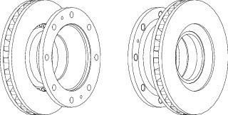 Ferodo FCR110A тормозной диск на IVECO EuroCargo