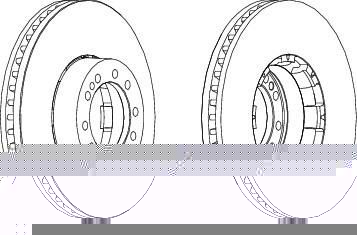 Ferodo FCR134A тормозной диск на RENAULT TRUCKS Magnum