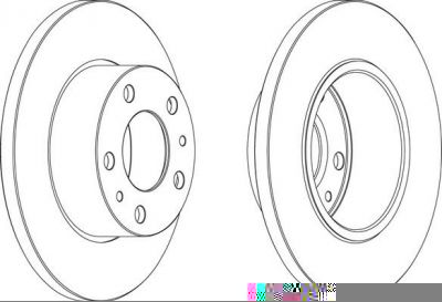 Ferodo FCR195A тормозной диск на IVECO DAILY III c бортовой платформой/ходовая часть