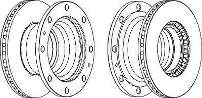 Ferodo FCR231A тормозной диск на IVECO EuroCargo