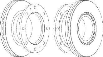 Ferodo FCR240A тормозной диск на IVECO EuroCargo