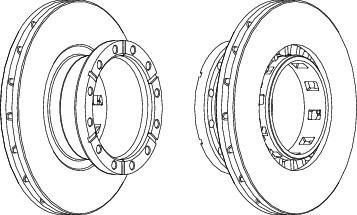Ferodo FCR318A тормозной диск на IVECO Stralis