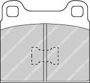 Ferodo FDB128 комплект тормозных колодок, дисковый тормоз на AUDI 80 (81, 85, B2)