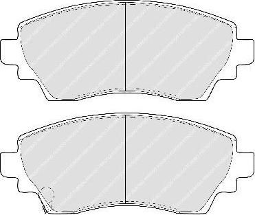 FERODO Комплект тормозных колодок, диско (FDB1391)