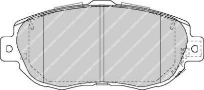 FERODO Комплект тормозных колодок, диско (FDB1564)