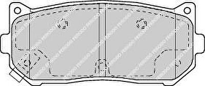 Ferodo FDB1569 комплект тормозных колодок, дисковый тормоз на KIA SHUMA II (FB)