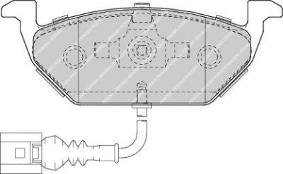 FERODO Комплект тормозных колодок, диско (FDB1635)