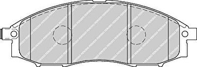 FERODO Комплект тормозных колодок, диско (FDB1745)
