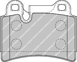FERODO Комплект тормозных колодок, диско (FDB1878)