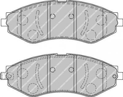 FERODO Колодки передние CHEVROLET Lacetti 03- (96245178, FDB1905)