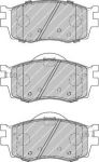 FERODO Колодки передние HYUNDAI i20 / KIA Rio II 05-11 (581011GE00, FDB1955)