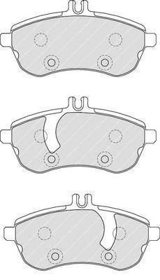 FERODO Колодки передние MB W204 (54201220, FDB1978)