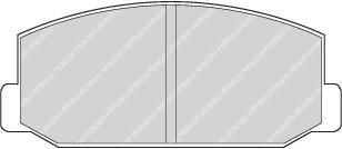 Ferodo FDB216 комплект тормозных колодок, дисковый тормоз на TOYOTA CELICA купе (RA4_, TA4_)