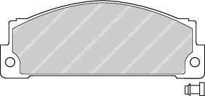 Ferodo FDB264 комплект тормозных колодок, дисковый тормоз на FIAT 131 Familiare/Panorama (131_)