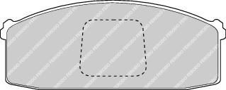 FERODO Комплект тормозных колодок, диско (FDB294)
