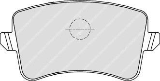 FERODO Колодки задние AD A4/A5/Q5 (8K0698451A, FDB4050)