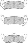 Ferodo FDB4075 комплект тормозных колодок, дисковый тормоз на JEEP GRAND CHEROKEE III (WH, WK)