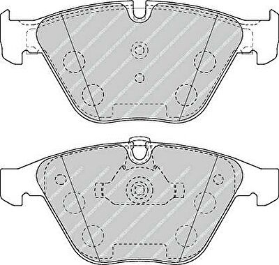 FERODO Колодки тормозные дисковые передние 3 E90/E91/X1 E84 (FDB4191)