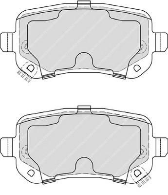 Ferodo FDB4196 комплект тормозных колодок, дисковый тормоз на FIAT FREEMONT (JC_, JF_)