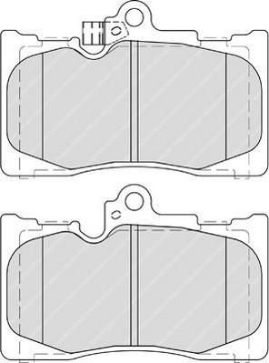 FERODO Колодки передние LEXUS GS 300/430/450 (F) 05- (446530410, FDB4216)