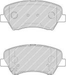 Ferodo FDB4613 комплект тормозных колодок, дисковый тормоз на HYUNDAI i30 (GD)