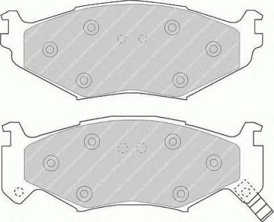 FERODO Комплект тормозных колодок, диско (FDB977)
