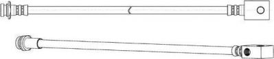 Ferodo FHY2768 тормозной шланг на NISSAN PATHFINDER II (R50)
