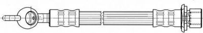 Ferodo FHY3310 тормозной шланг на TOYOTA COROLLA Verso (ZDE12_, CDE12_)